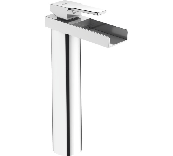 Monomando de lavabo cascada alto Cromado Kenjo